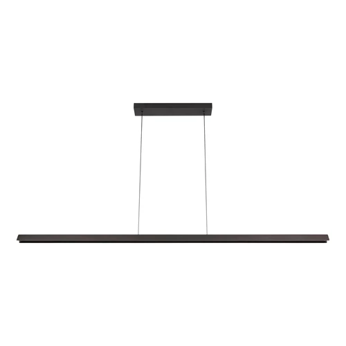 Lucide FELSTED - Pendant light - LED Dim. - CCT - 1x28W 2200K/4000K - Black | Vibes - turned off